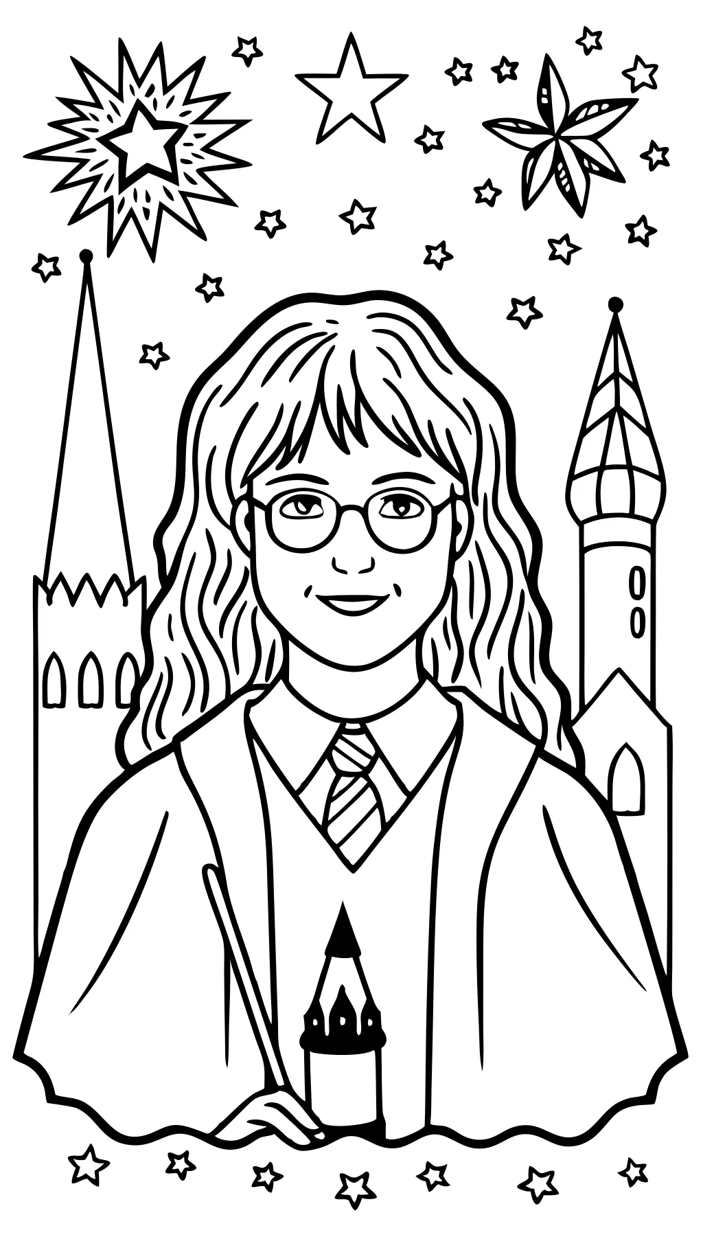 coloring pages of harry potter